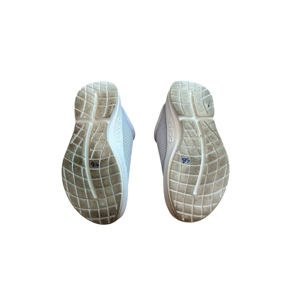OOFOS OOcoozie Women's Sz 6.5 Sport Mule Lite White/purple Jade Lightweight - Picture 8 of 9